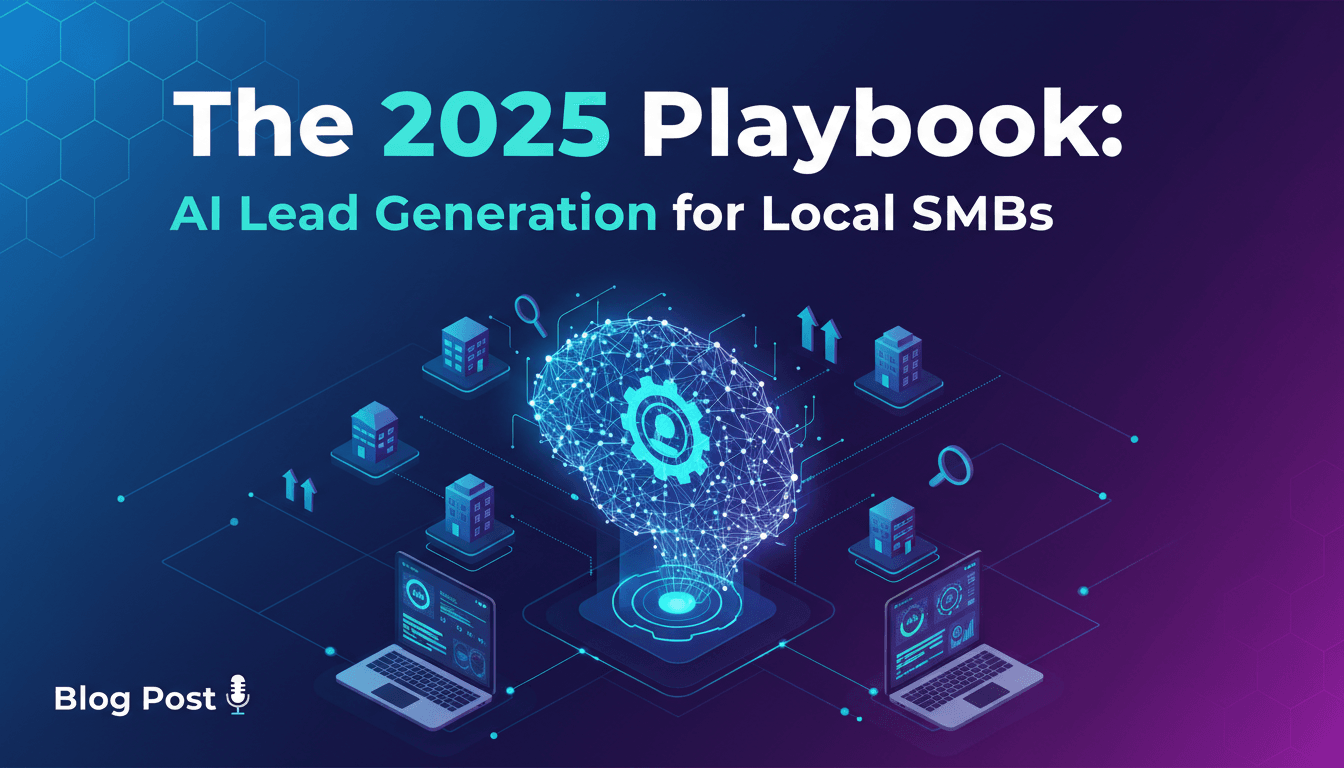 The 2025 Playbook: AI Lead Generation for Local SMBs